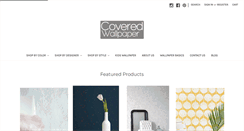Desktop Screenshot of coveredwallpaper.com